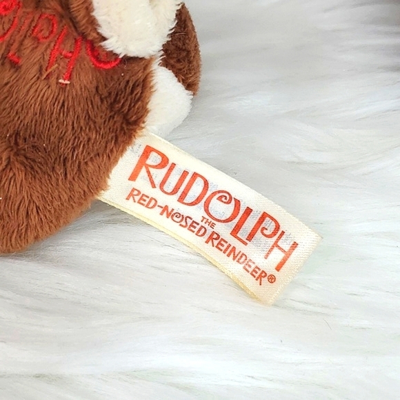 Christmas Rudolph the Red Nosed Sings Reindeer Stocking Stuffer Stuffed Animal - Picture 12 of 15